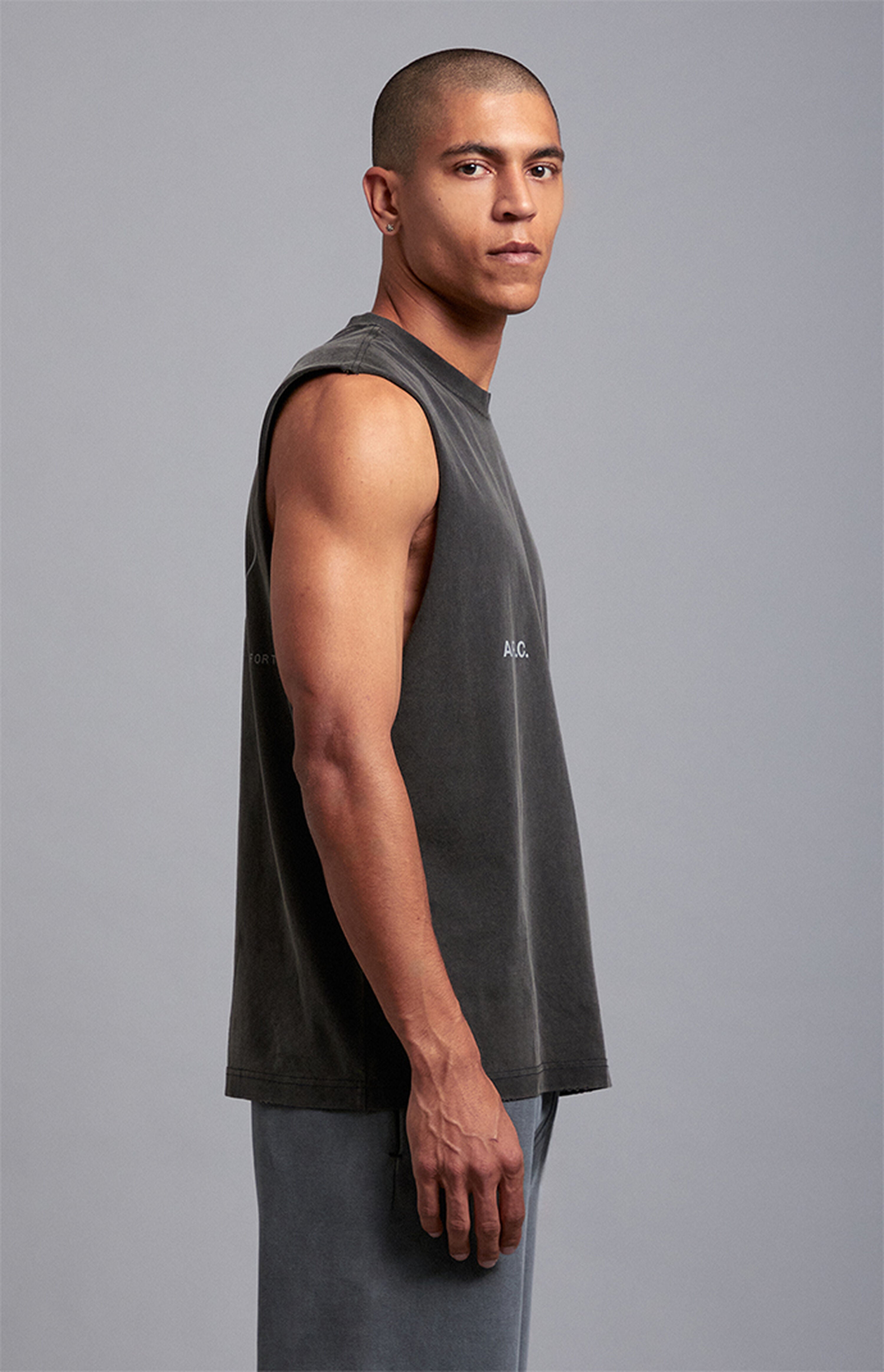 A.R.C. Vintage Wash Comfort Cut Off Muscle T-Shirt