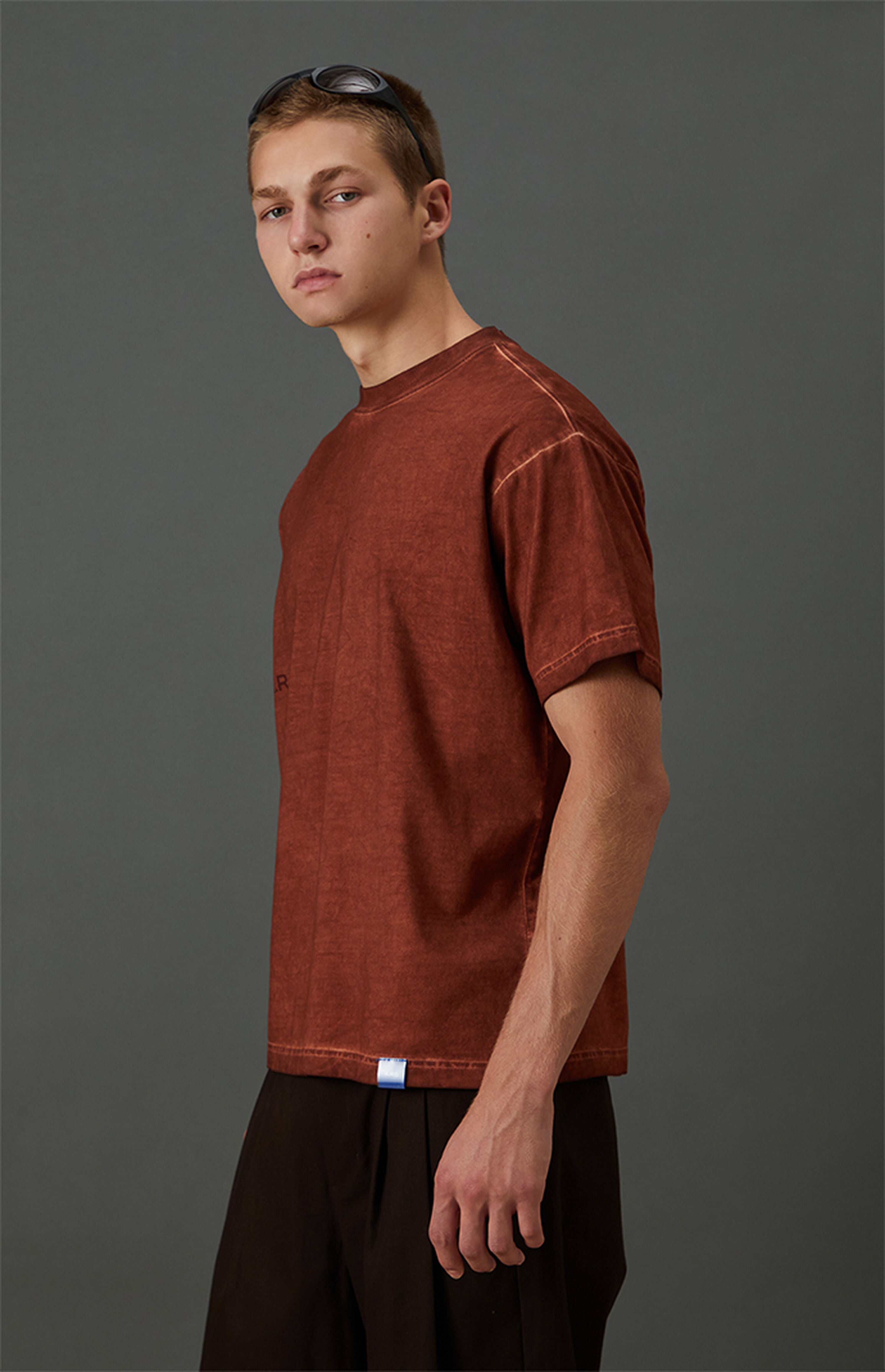 A.R.C. Active Burnt Orange Vintage Wash Heavyweight T-Shirt