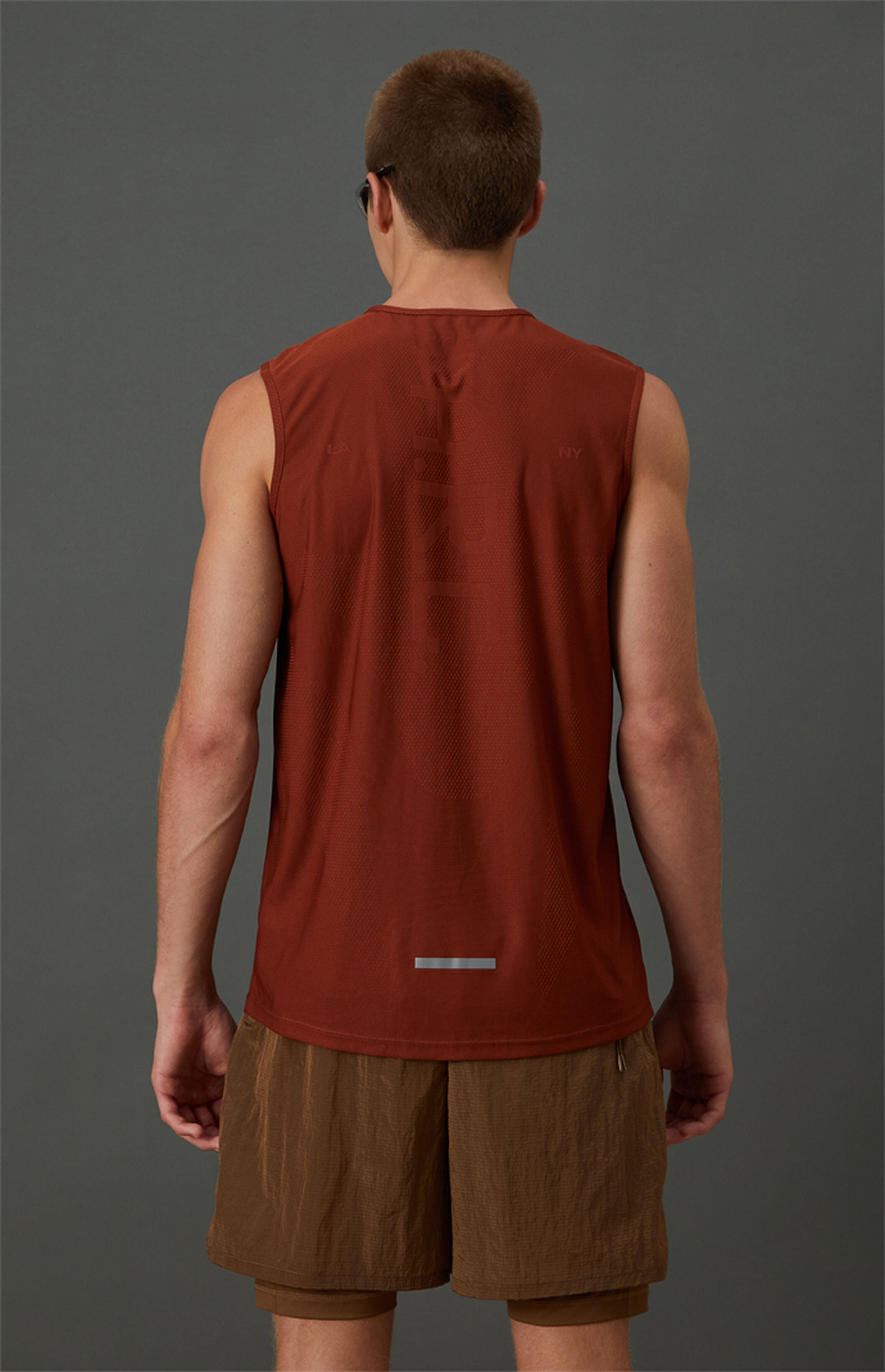 A.R.C. Active Burnt Orange Performance Tank Top