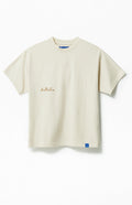 A.R.C. Heather Oatmeal Vintage Wash Heavyweight Oversized T-Shirt