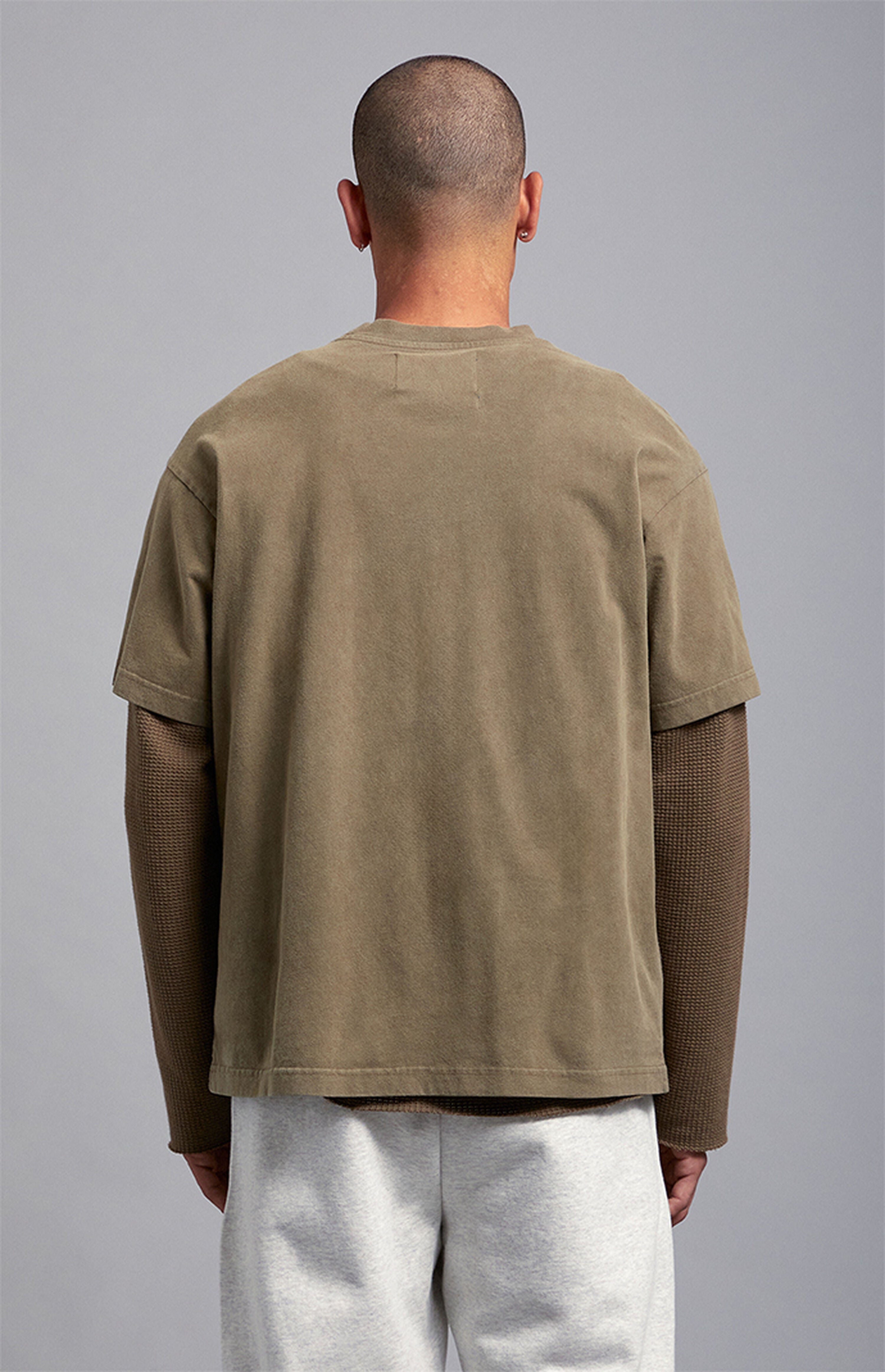 A.R.C. Green Vintage Wash Heavyweight Oversized T-Shirt