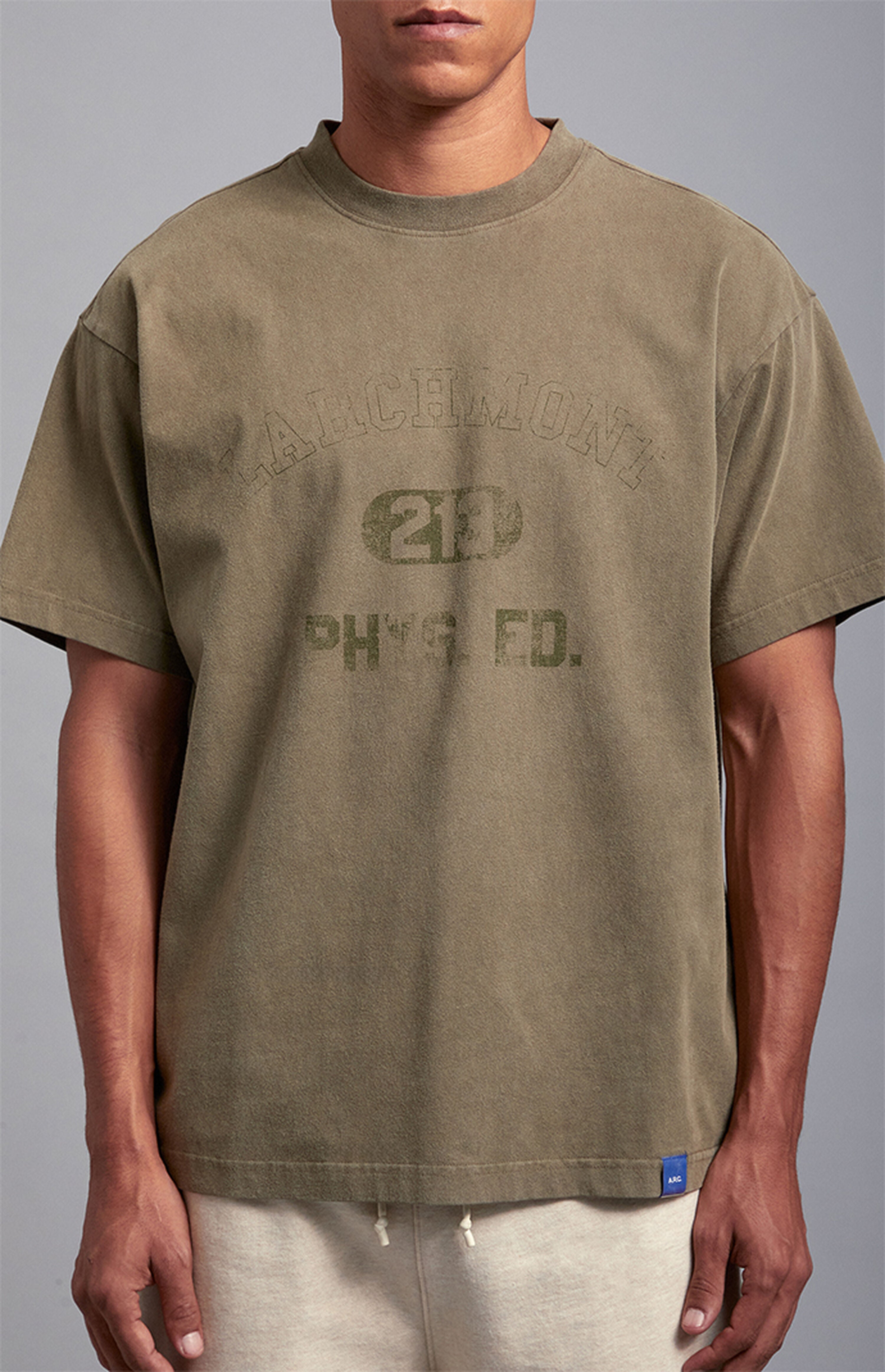 A.R.C. Green Larchmont Vintage Wash Heavyweight T-Shirt