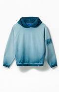 A.R.C. Blue Vintage Wash Heavyweight Oversized Fleece Hoodie