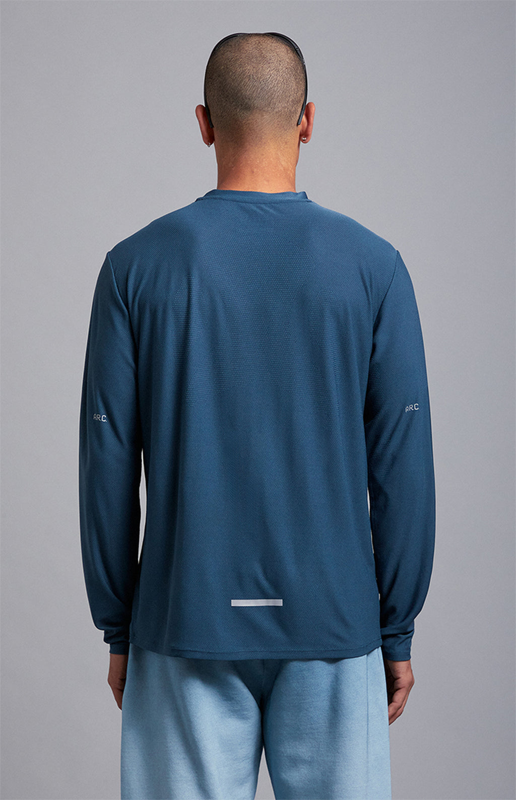 A.R.C. Active Blue Performance Long Sleeve T-Shirt