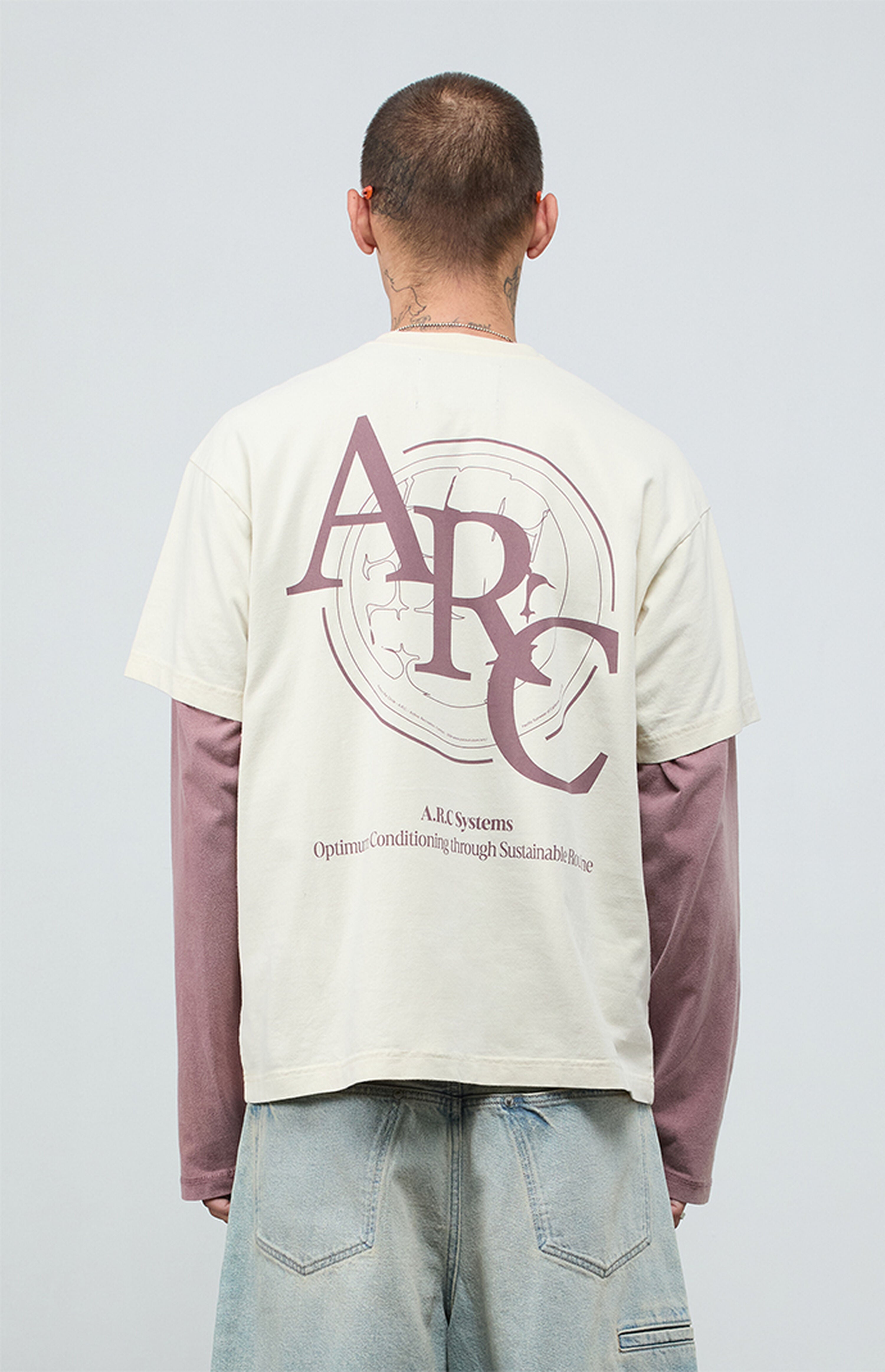 A.R.C. Optimum Light Gray Vintage Wash Heavyweight Oversized T-Shirt