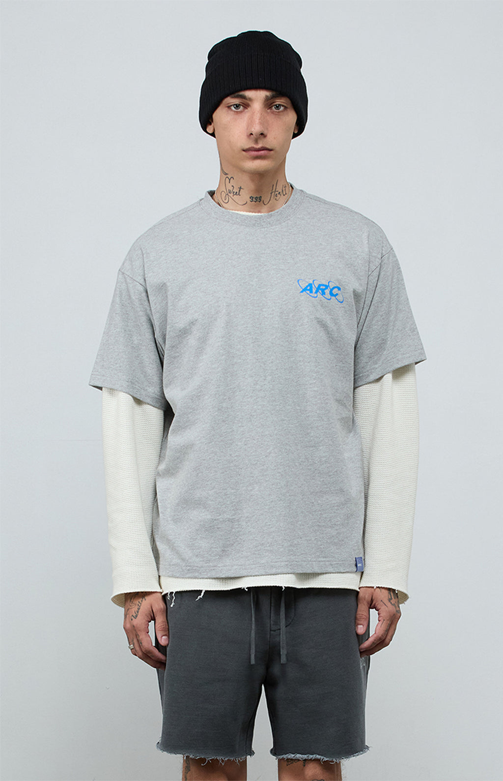 A.R.C. Systems Heather Gray Vintage Wash Heavyweight T-Shirt
