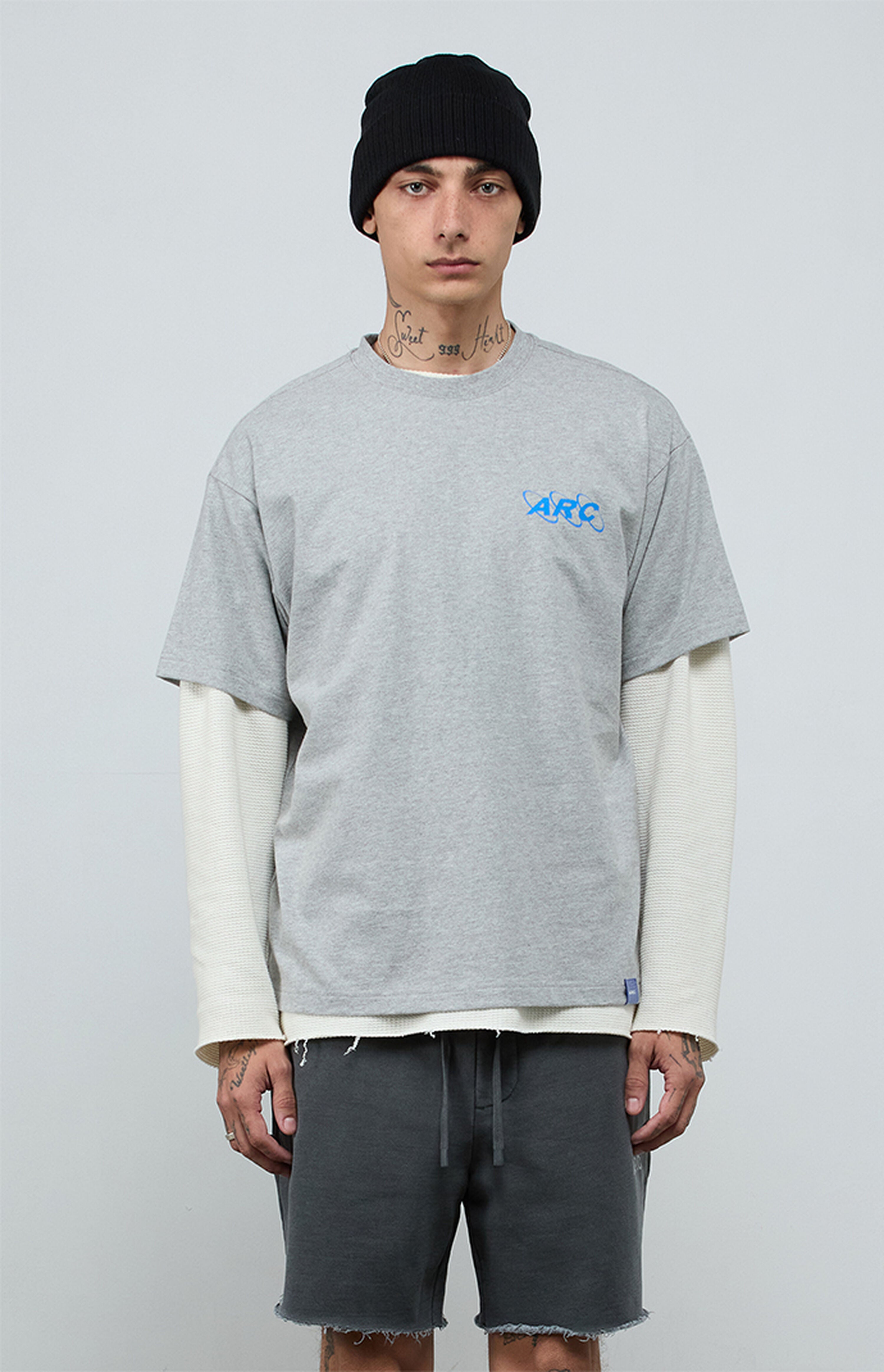 A.R.C. Systems Heather Gray Vintage Wash Heavyweight T-Shirt