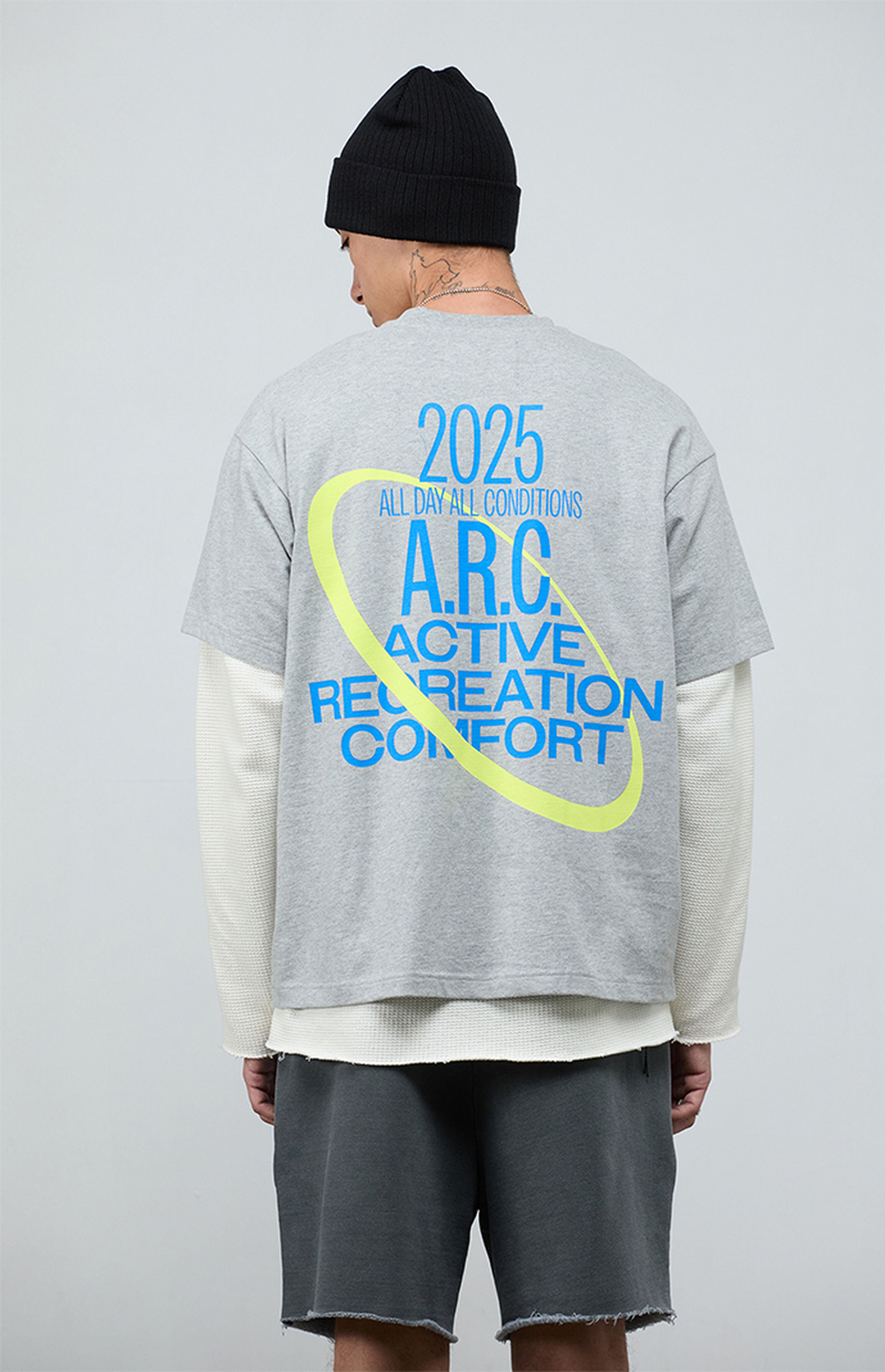 A.R.C. Systems Heather Gray Vintage Wash Heavyweight T-Shirt