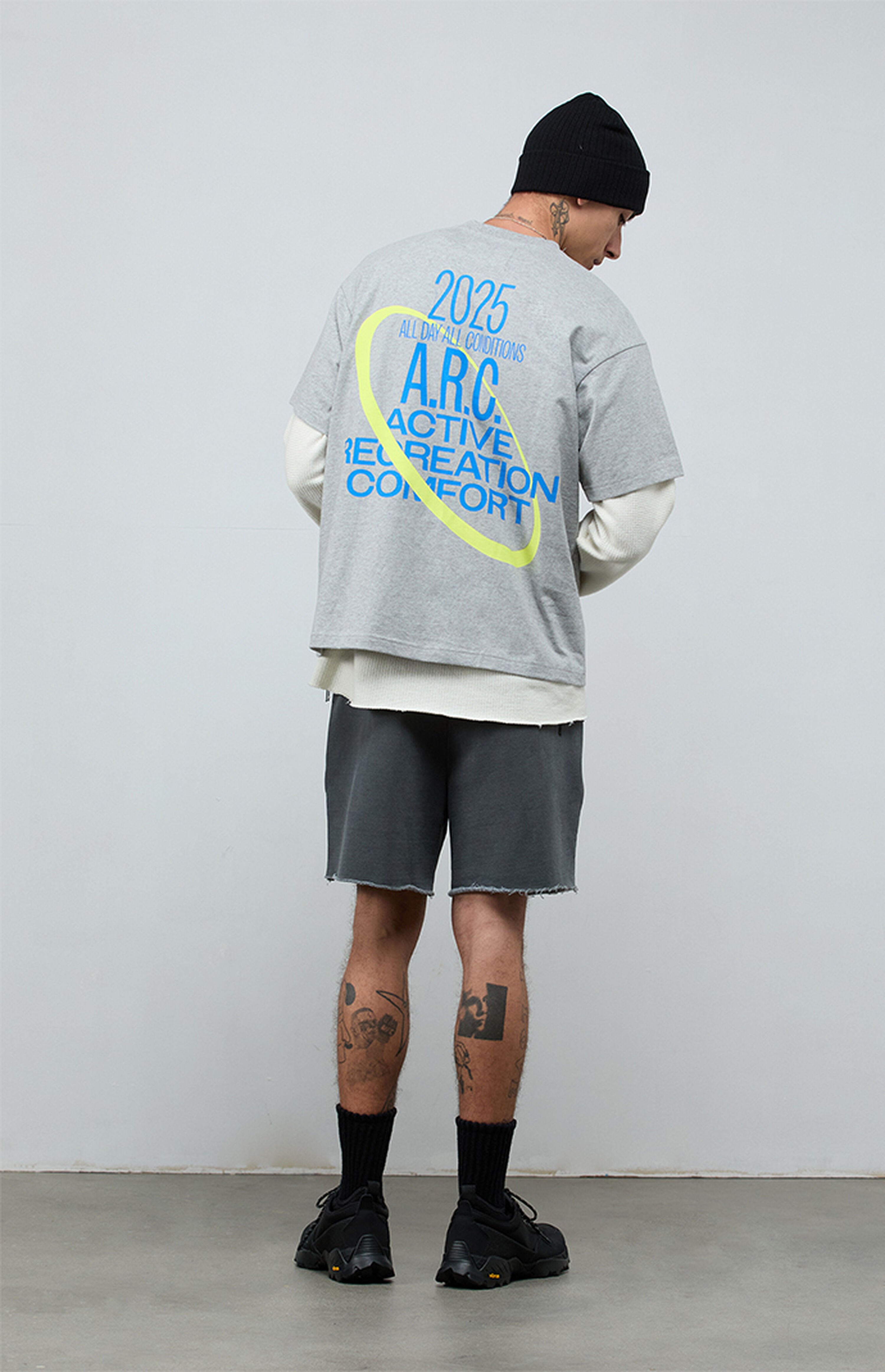 A.R.C. Systems Heather Gray Vintage Wash Heavyweight T-Shirt