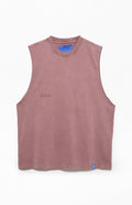 A.R.C. Rose Taupe Vintage Wash Comfort Cut Off Muscle T-Shirt