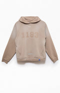A.R.C. 1183 Khaki Vintage Wash Heavyweight Raglan Oversized Fleece Hoodie