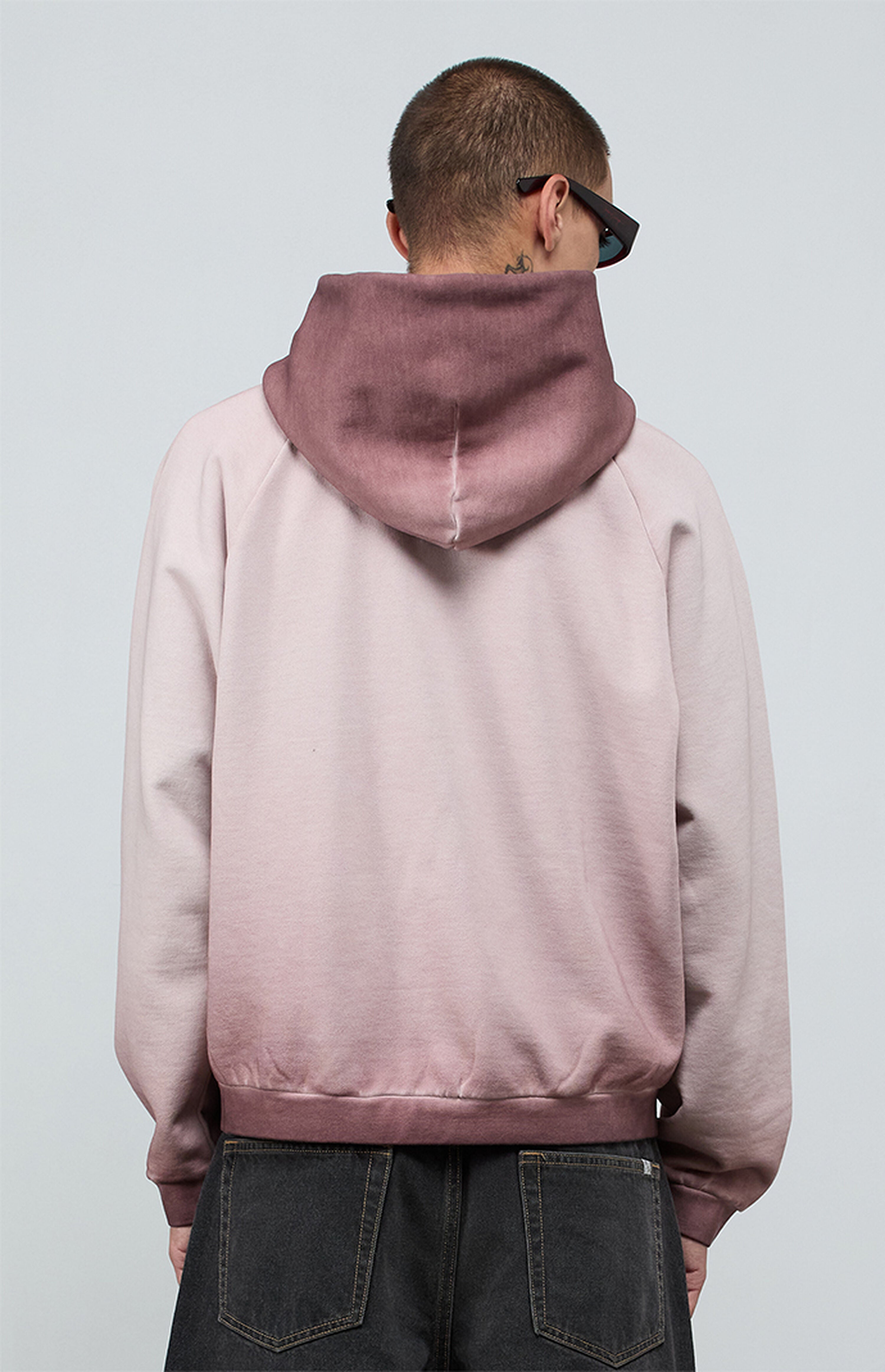 A.R.C. Taupe Rose Vintage Wash Heavyweight Raglan Oversized Fleece Hoodie