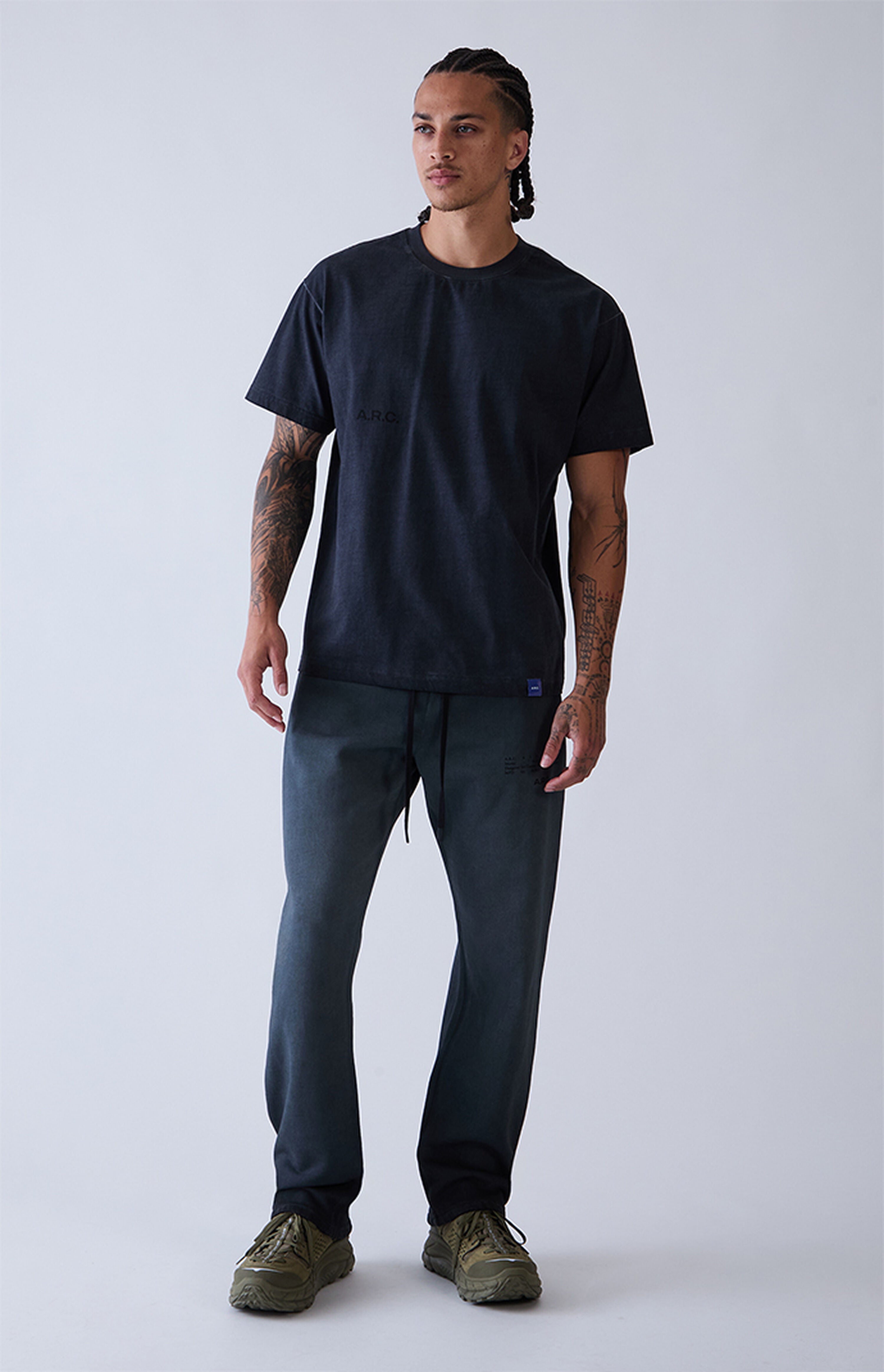 A.R.C. Black Vintage Wash Heavyweight T-Shirt