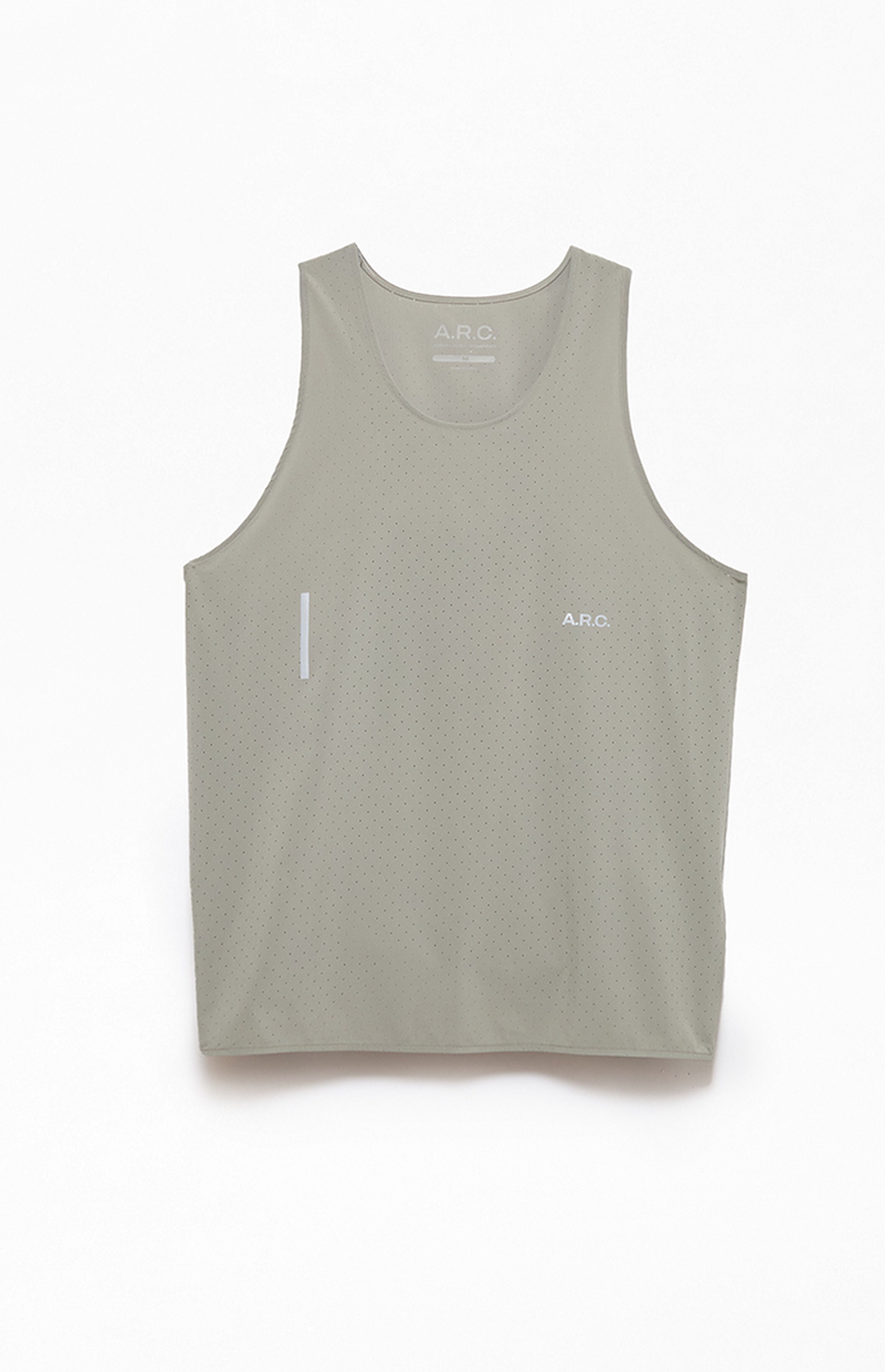 A.R.C. Gray Active Perforated Tank Top