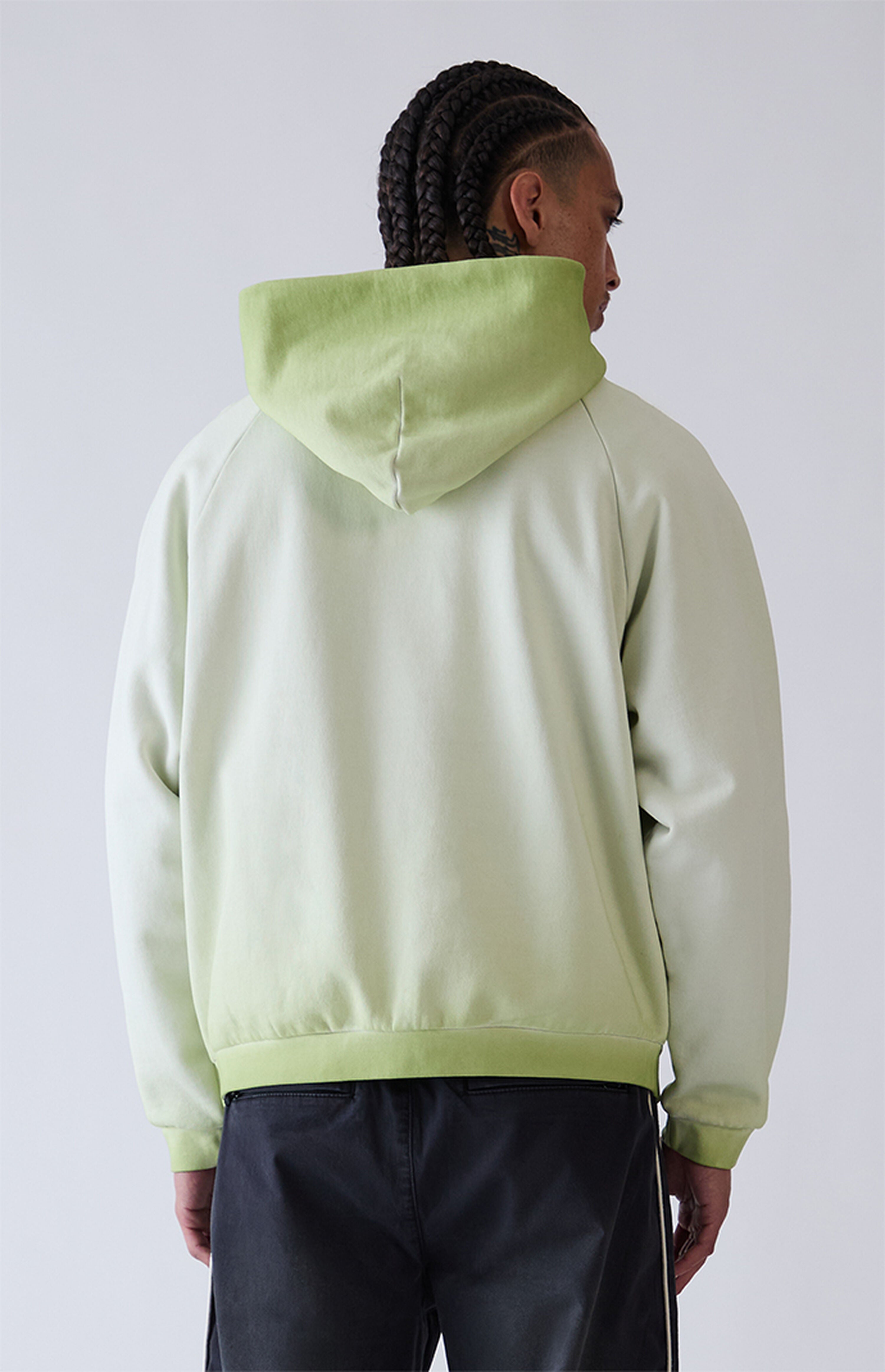 A.R.C. Green Raglan Vintage Wash Heavyweight Hoodie