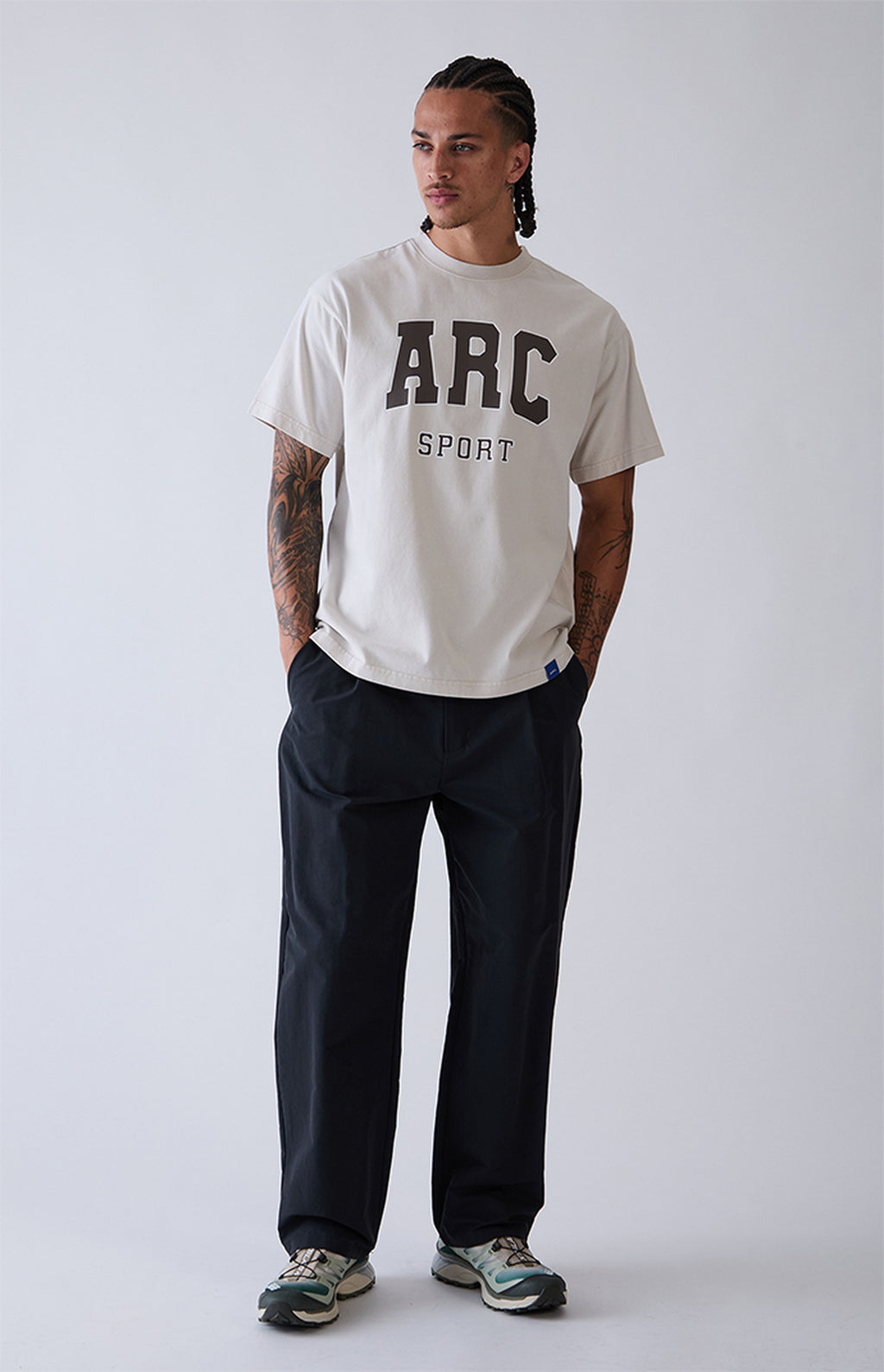 A.R.C. Grey Sport Vintage Wash T-Shirt