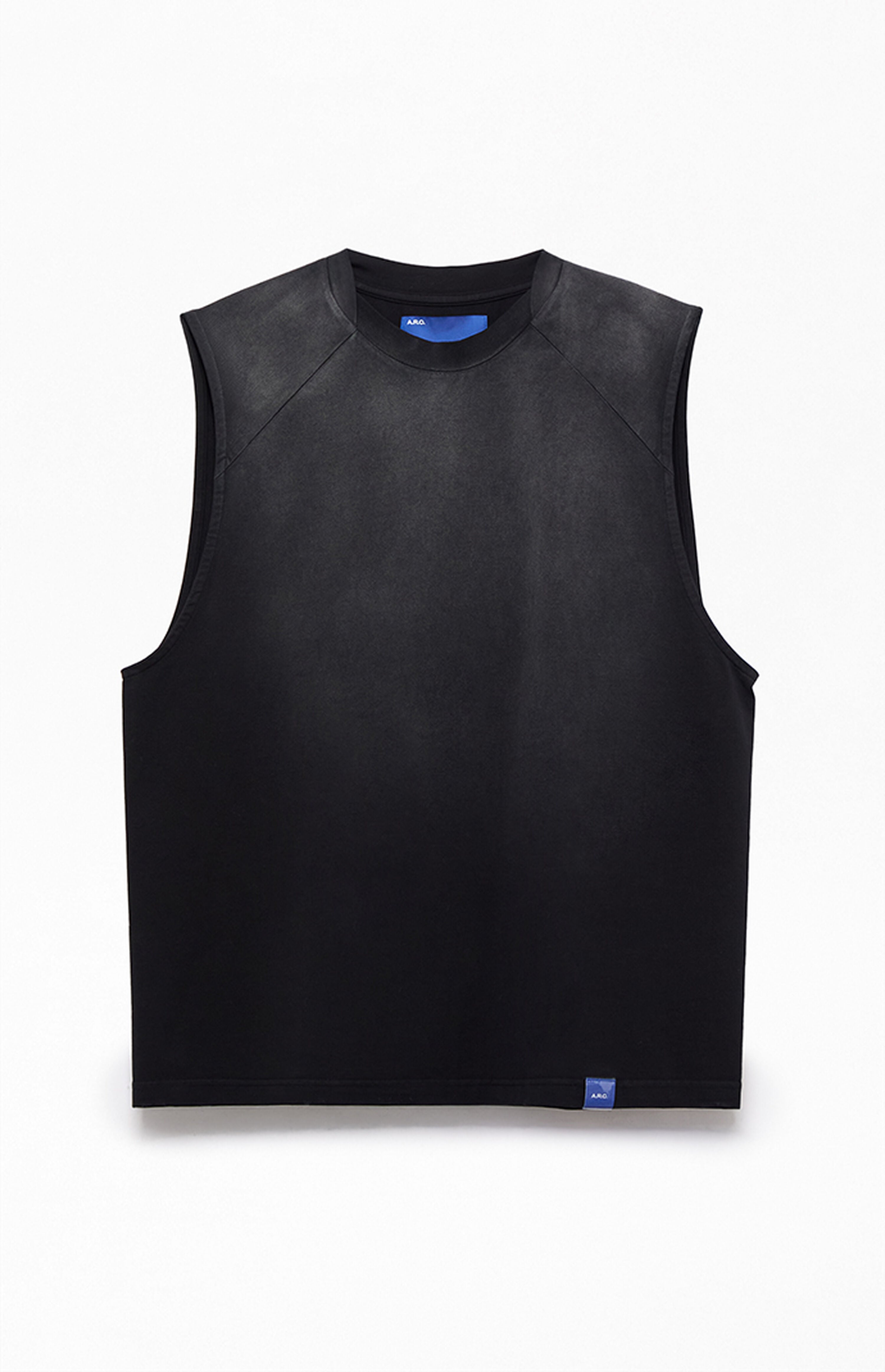 A.R.C. Black Vintage Wash Form Muscle T-Shirt