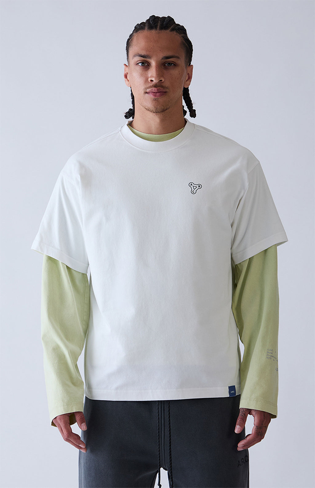 A.R.C. White Track T-Shirt