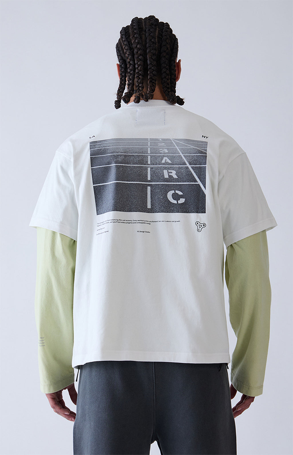 A.R.C. White Track T-Shirt