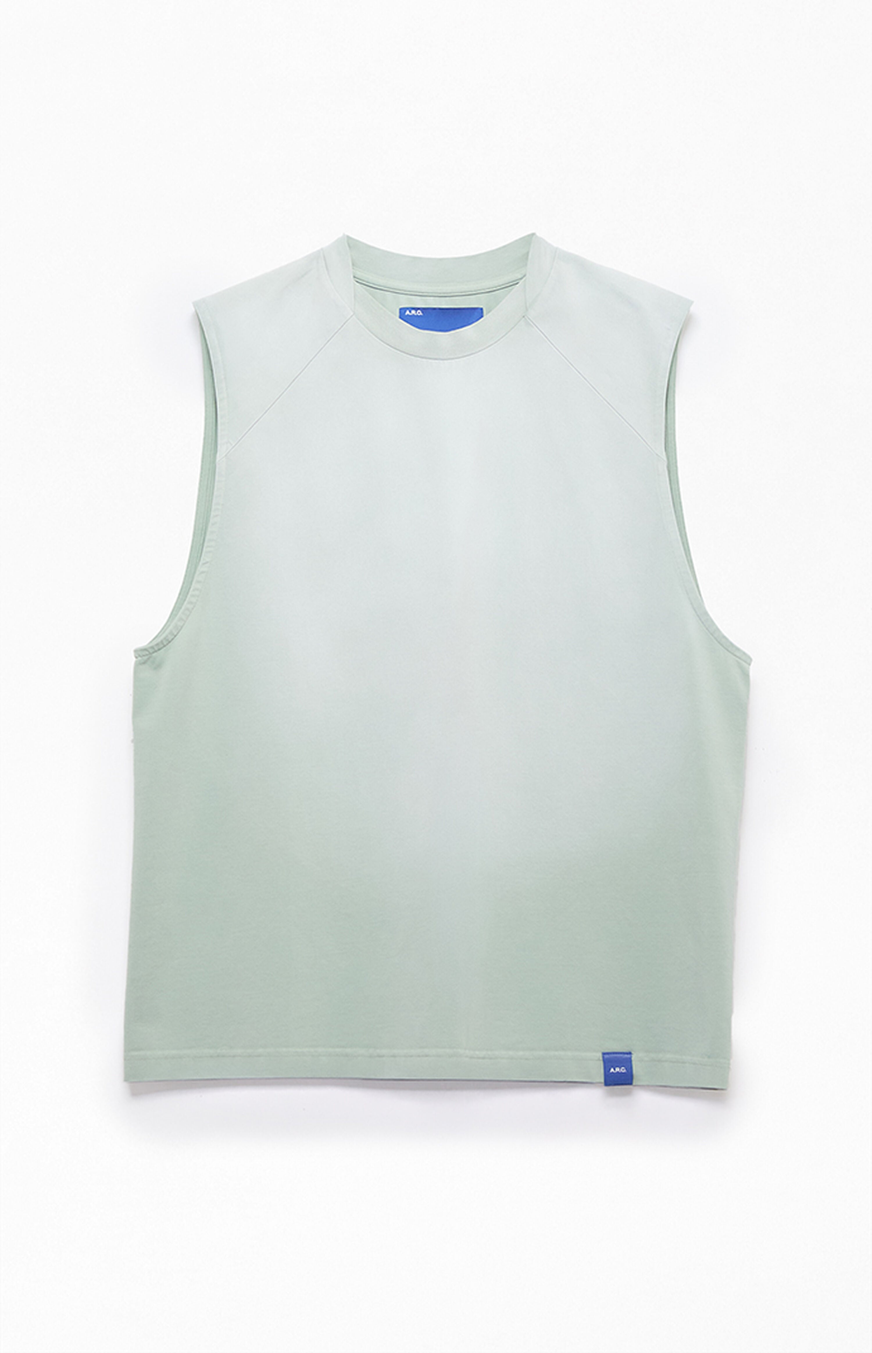 A.R.C. Blue Vintage Wash Form Muscle T-Shirt