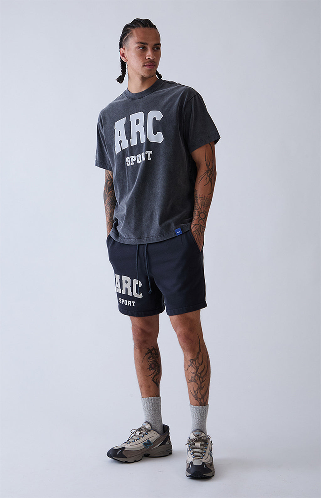 A.R.C. Black Sport Vintage Wash T-Shirt