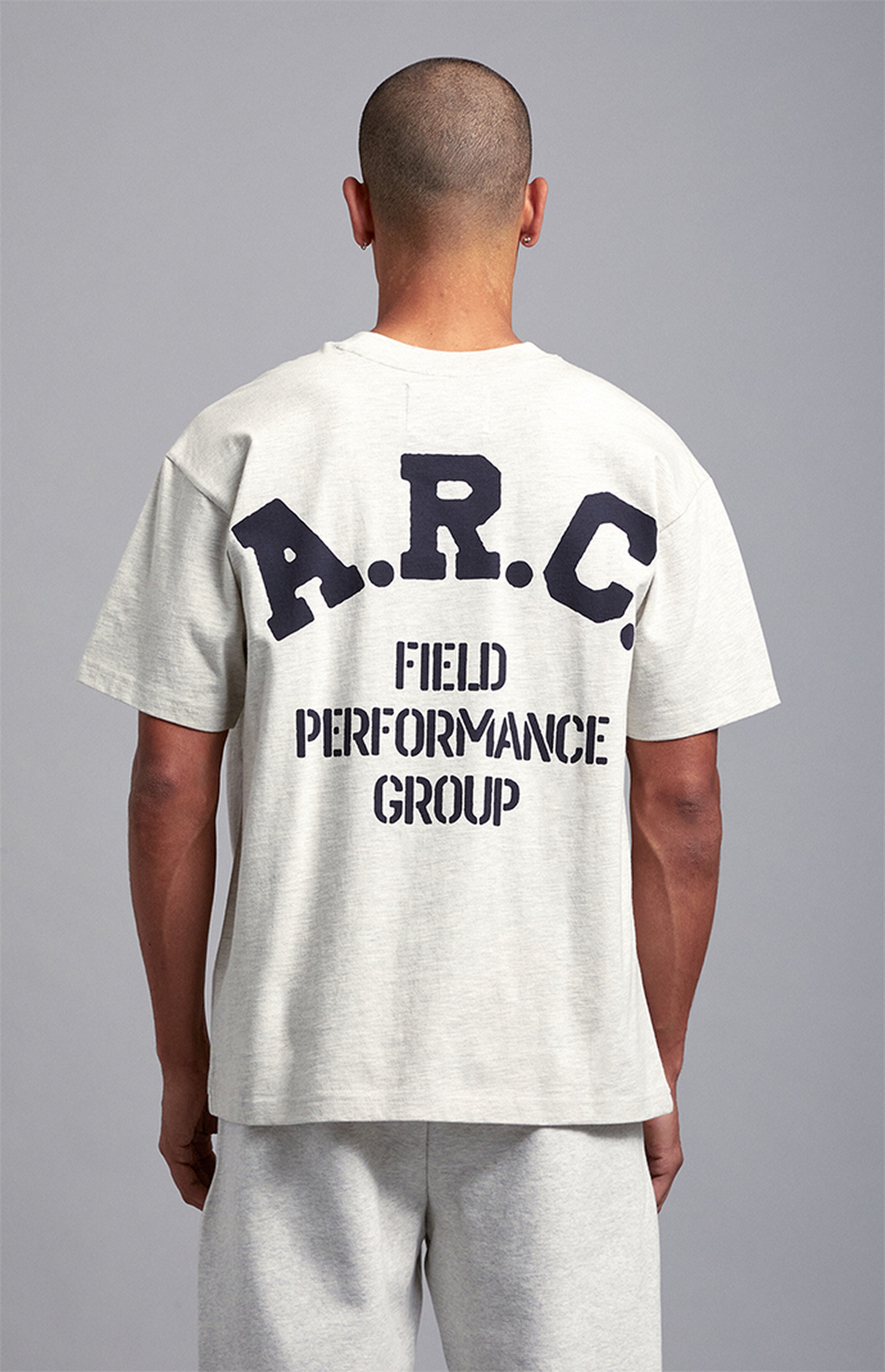 A.R.C. Heather Grey Field Vintage Wash Heavyweight Oversized T-Shirt