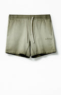 A.R.C. Olive Vintage Wash Heavyweight Fleece Sweat Shorts