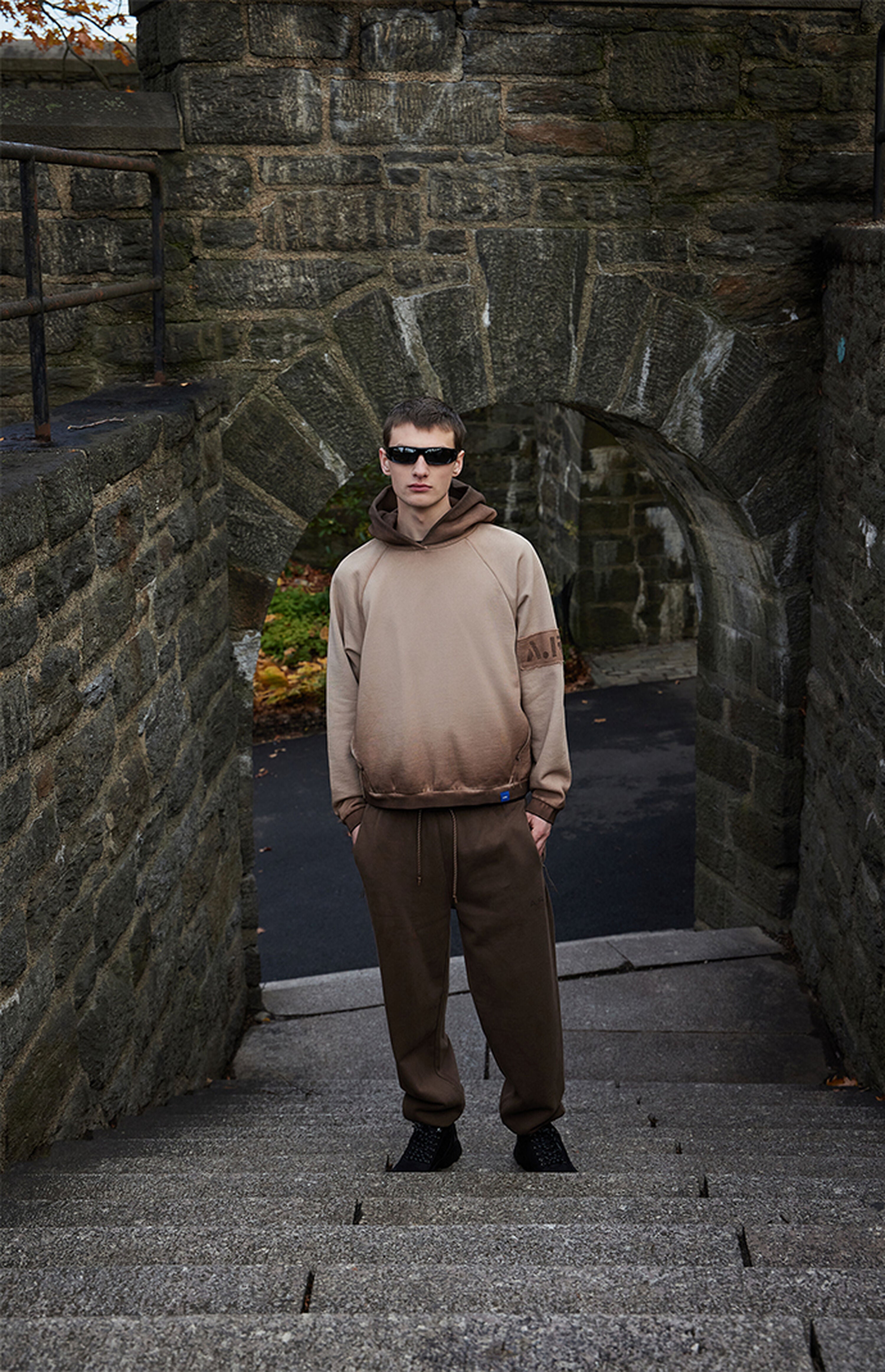 A.R.C. Brown Heavyweight Fleece Jogger Sweatpants