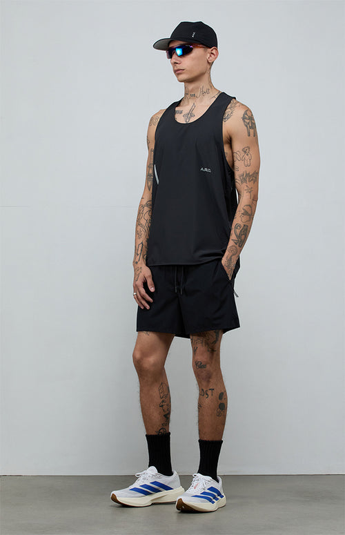 A.R.C. Active Black 1183 Running Shorts