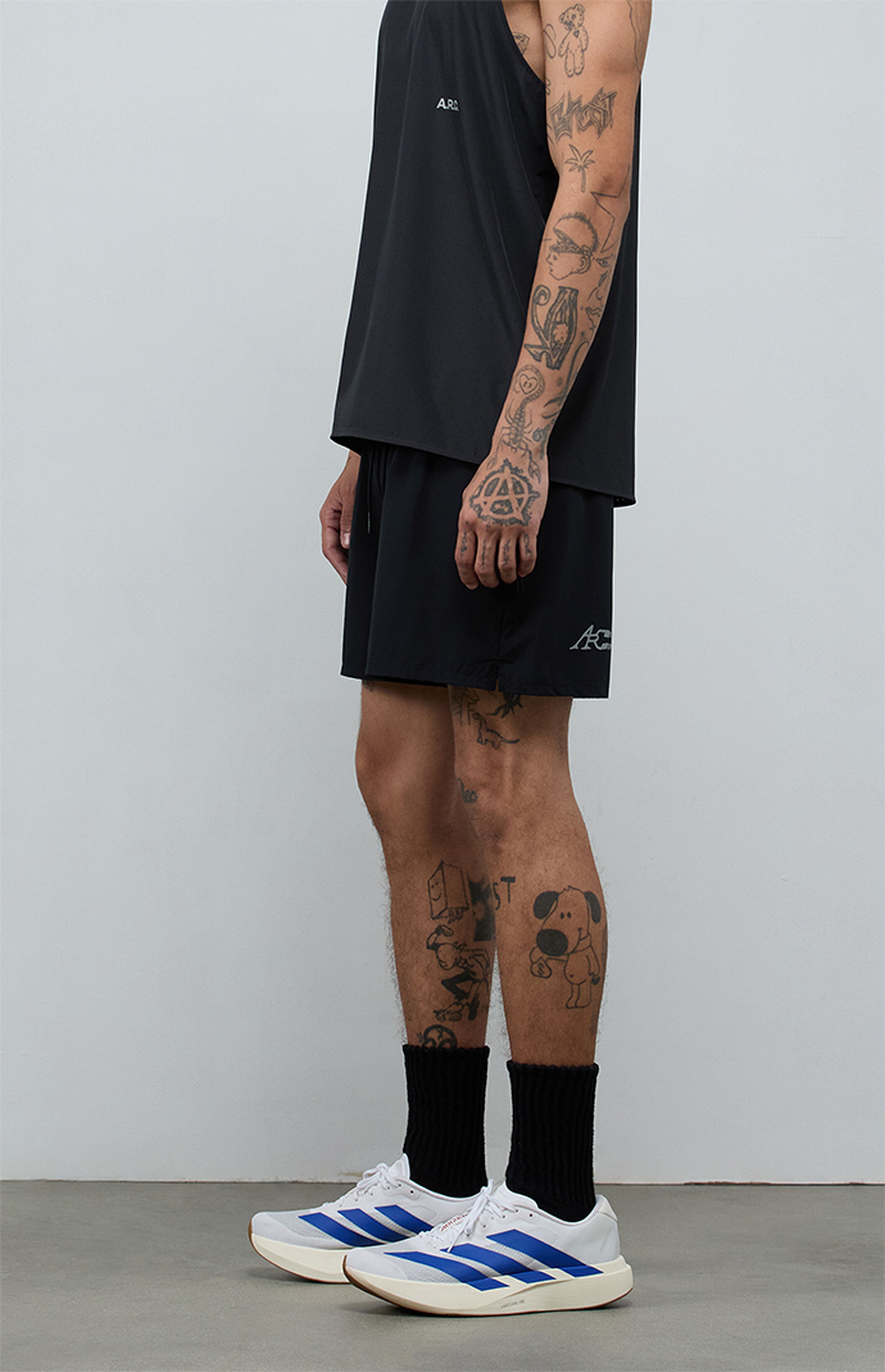A.R.C. Active Black 1183 Running Shorts