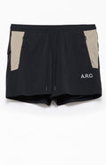 A.R.C. Active Black Khaki Running Shorts