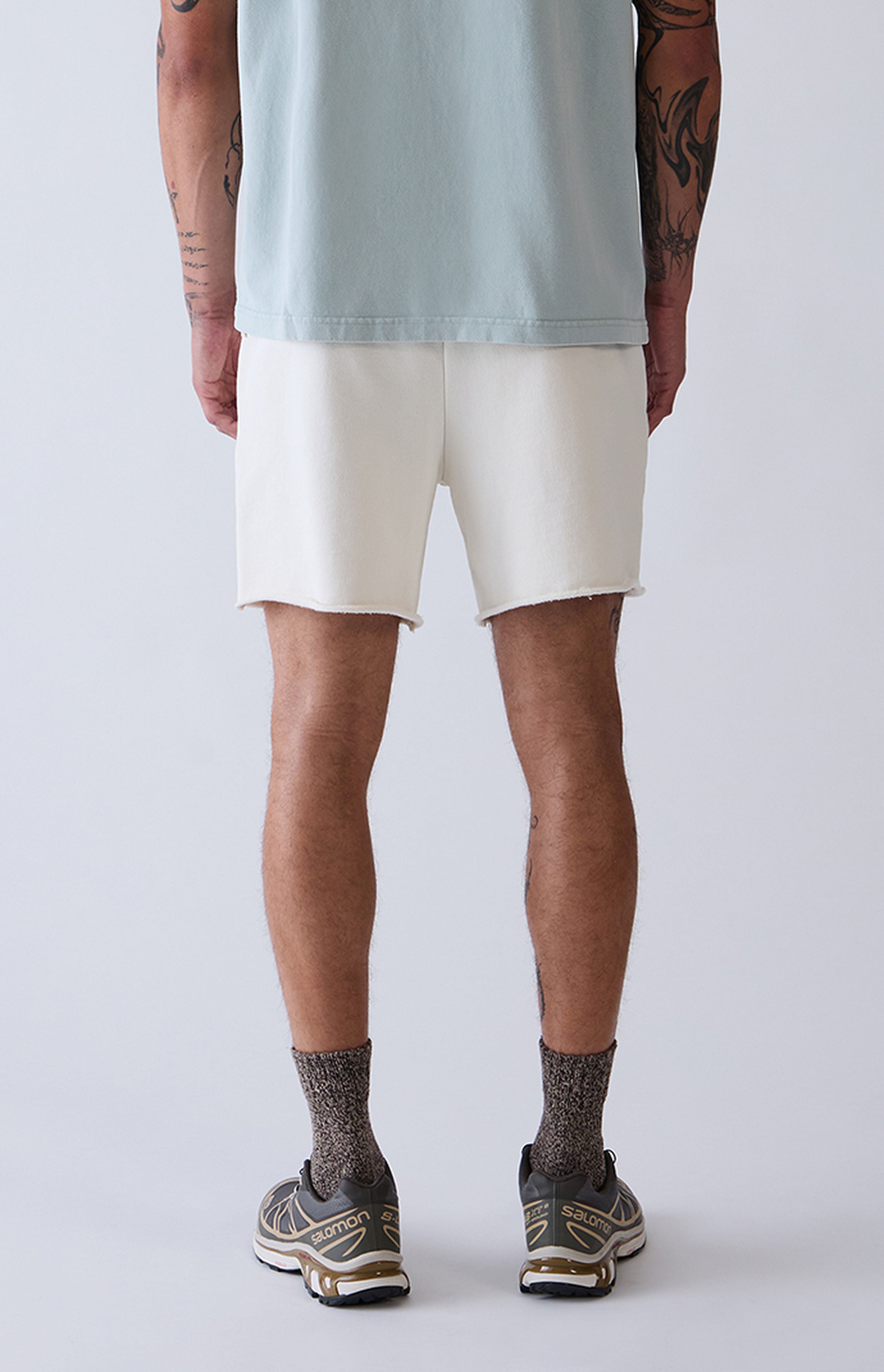 A.R.C. Gray Cutoff Fleece Sweat Shorts
