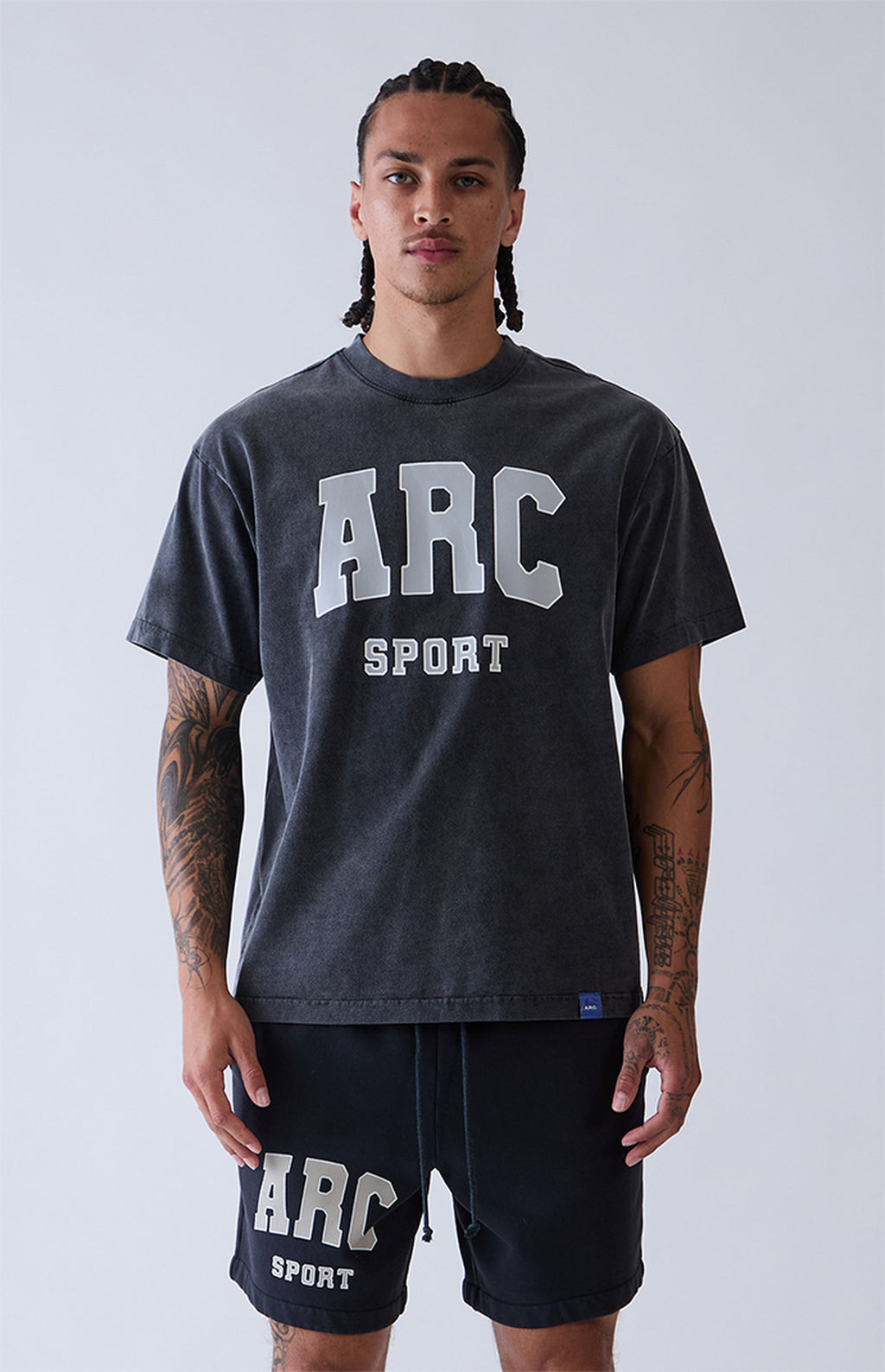 A.R.C. Black Fleece Sweat Shorts