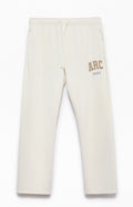 A.R.C. Cream Fleece Baggy Sweatpants