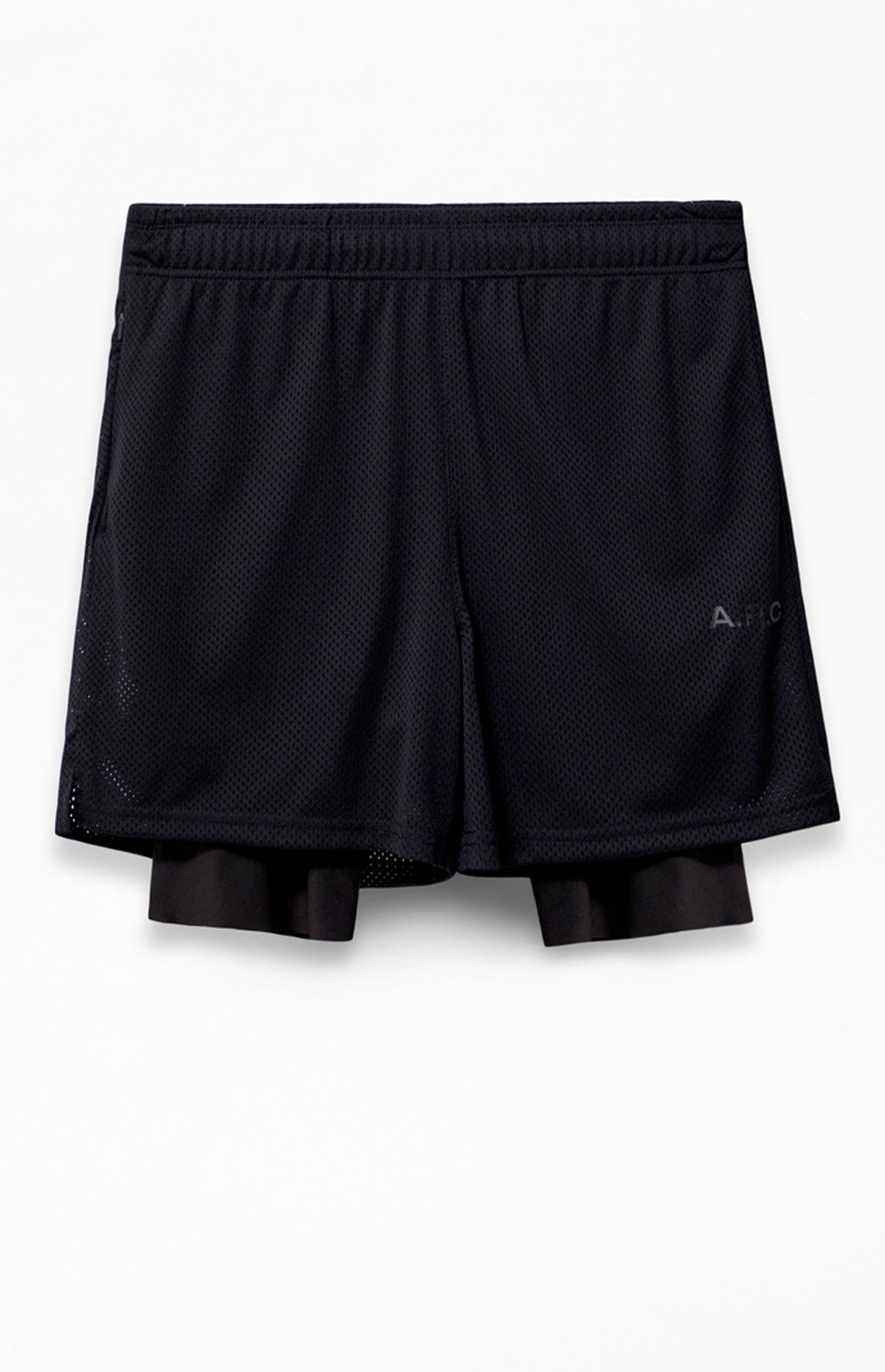 A.R.C. Active Black Mesh 2 in 1 Shorts