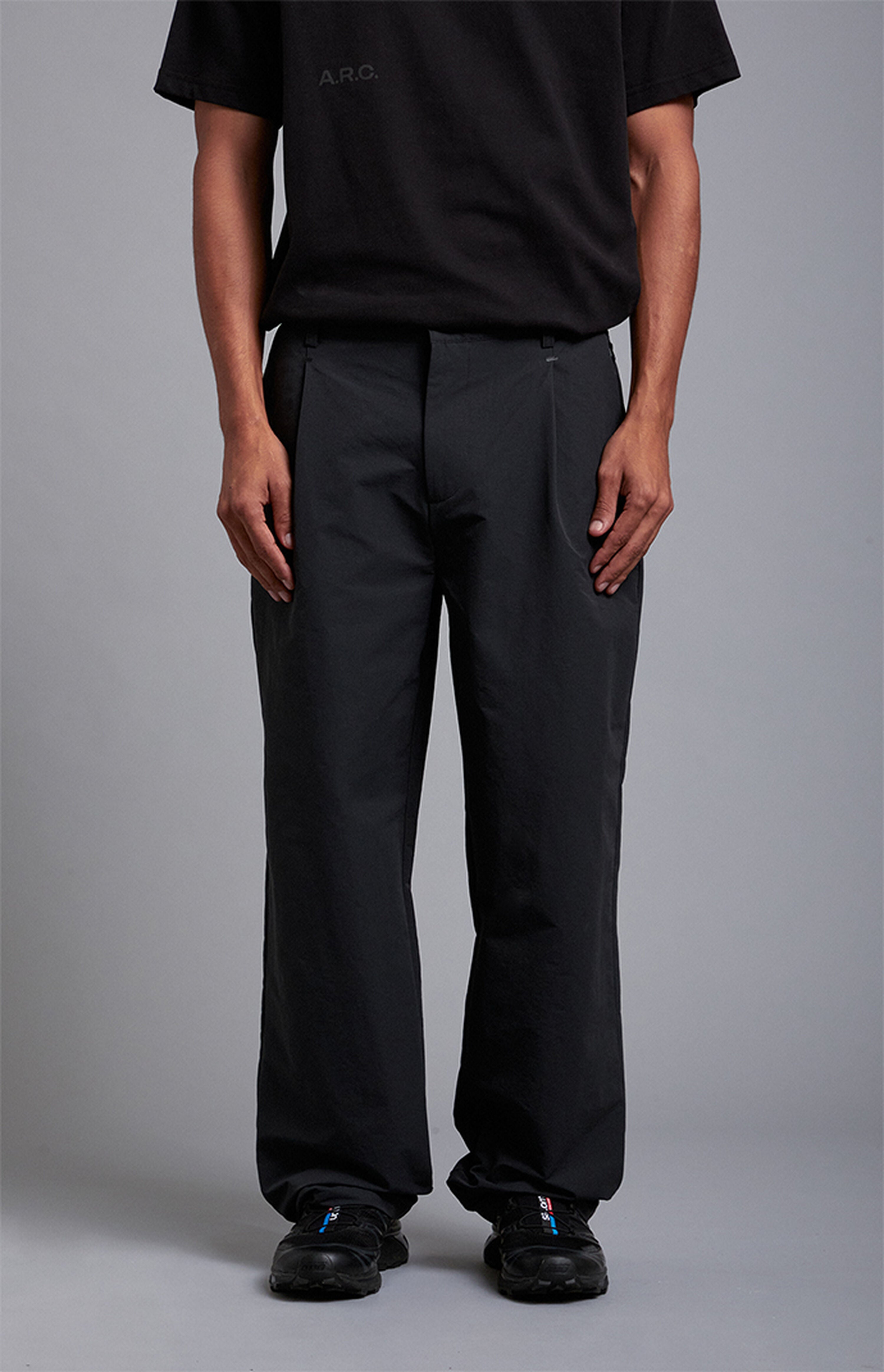 A.R.C. Active Black Baggy Trouser Pants